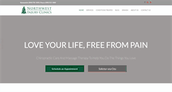 Desktop Screenshot of nwspinalrehab.com