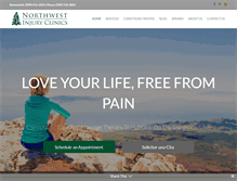 Tablet Screenshot of nwspinalrehab.com